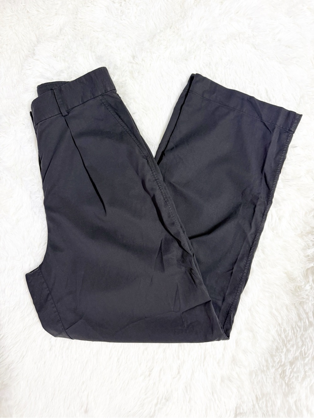 Lululemon Women’s Size 6 High Rise Pleated Trouser Pants Black